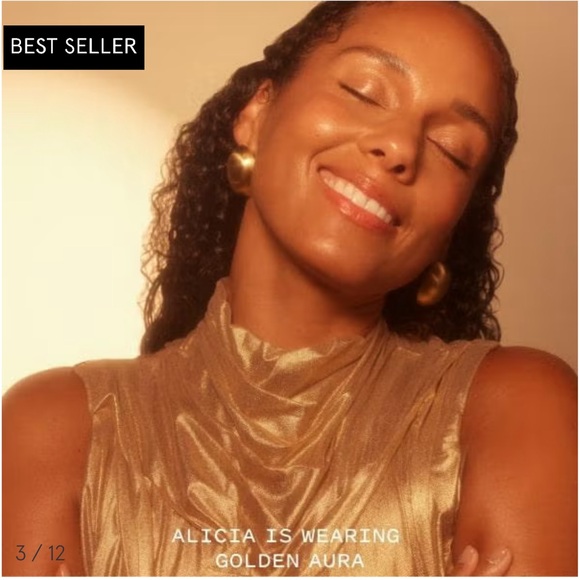 NIB NEW Alicia KEYS Soulcare Let Me Glow Illuminating Serum Golden Aurora - Picture 13 of 16